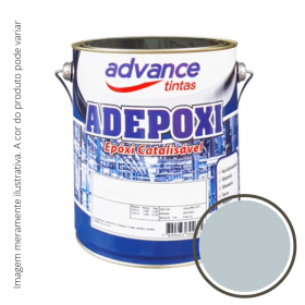 Esmalte Epoxi Adepoxi 96 Advance Cinza Platina (Padrão 016 C..