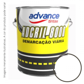 Tinta para Demarcação Viaria Adcril 8000 Branco Demarcação 3..