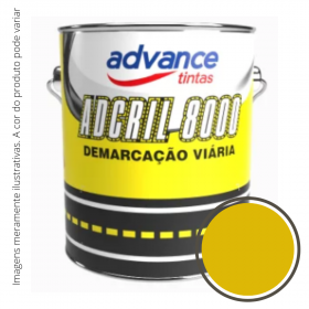 Tinta para Demarcação Viaria Adcril 8000 Amarelo Demarcação ..