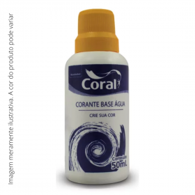 Corante Líquido Coral Ocre 50ml.