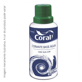 Corante Líquido Coral Verde 50ml.