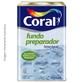 Fundo Preparador de Parede Coral 18L.