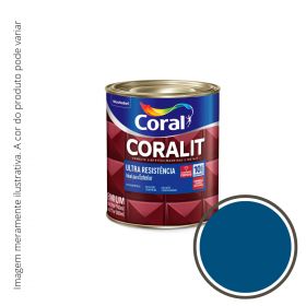 Esmalte Coralit Ultra Resistência Brilhante Azul França 0,22..