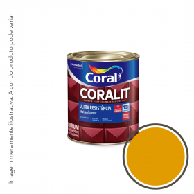 Esmalte Coralit Ultra Resistência Brilhante Amarelo 0,225L.