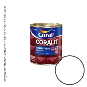 Esmalte Coralit Ultra Resistência Brilhante Branco 0,225L.