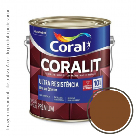 Esmalte Coralit Ultra Resistência Brilhante Colorado 3,6L.