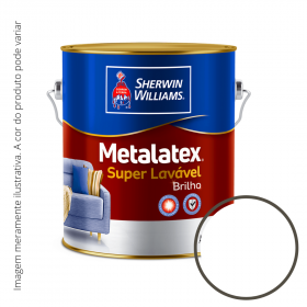Latex Metalatex Acrílico Super Lavável Semi Brilho Branco 3,..