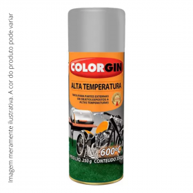 Spray Alta Temperatura Colorgin Aluminio 600 C 5723