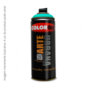 Spray Arte Urbana Colorgin Verde Mata 911 400ml.