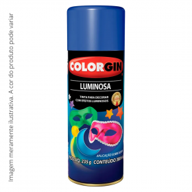 Spray Luminosa Colorgin Azul 757