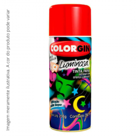 Spray Luminosa Colorgin Vermelho 755
